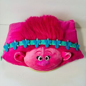Pillow Pets Dreamworks‎ Trolls Poppy Pillow 16" x 13" Licensed Stuffed Plush